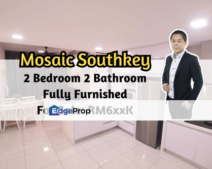 Southkey Mosaic, Johor Bahru, Johor, 2 Bedroom 2 Bathroom, Fully Furnished, 1 Car Park, Johor, Johor Bahru