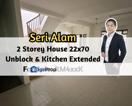 Bandar Seri Alam, Masai, Johor, 2 Storey House, Unblock View, Kitchen Extended, Renovated, Johor, Masai