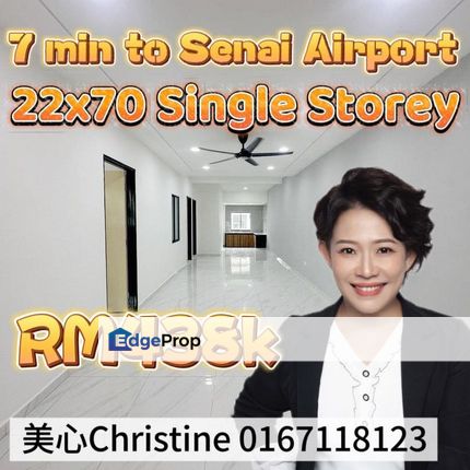 Single Storey FOR SALE, Johor, Senai