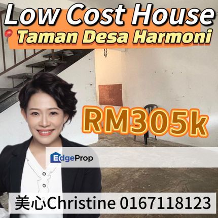𝑫𝒐𝒖𝒃𝒍𝒆 𝑺𝒕𝒐𝒓𝒆𝒚 𝑳𝒐𝒘 𝑪𝒐𝒔𝒕 𝑯𝒐𝒖𝒔𝒆 𝑭𝑶𝑹 𝑺𝑨𝑳𝑬, Johor, Masai
