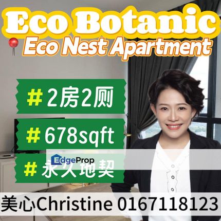 Eco Botanic Apartment For Sale , Johor, Nusajaya