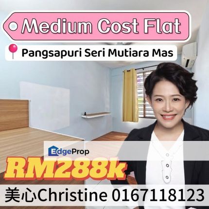 Mutiara Mas Medium Cost Flat Corner Unit, Johor, Skudai
