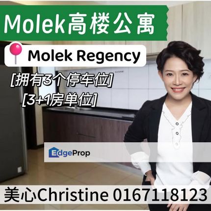 Molek Regency 3+1 Bedrooms With 3 Carparks, Johor, Johor Bahru