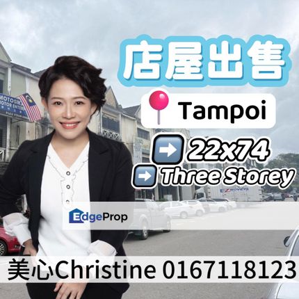 Tampoi Three Storey Shoplot Including Lift, Johor, Johor Bahru