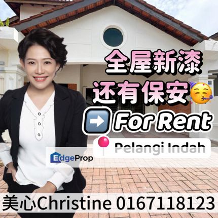 Pelangi Indah New Paint Gated & Guarded For Rent, Johor, Ulu Tiram