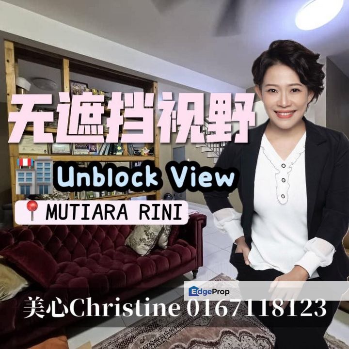 Mutiara Rini 真正“买了直接住”的好屋！ 🔥 已装修｜Gated & Guarded｜无遮挡视野 👉 Bumi Lot（可卖 Non-Bumi）｜家庭自住首选 🌟 WTS | FOR SALE 🌟 🏡 Rini Residence @ Mutiara Rini, Johor, Skudai