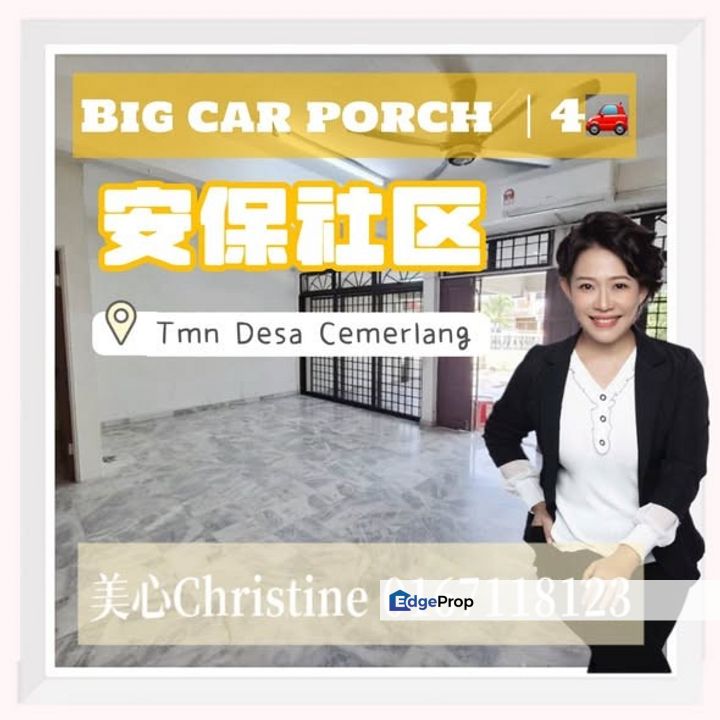 For Rent / WTL｜出租 ✨ Exclusive Unit｜独家单位 📍 Jalan Saga 3, Taman Desa Cemerlang 📍 靠近 Ulu Tiram、Taman Gaya、Taman Ehsan Jaya、Taman Desa Jaya, Johor, Ulu Tiram