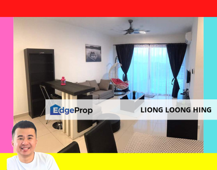 Dwi Alif Aliff Avenue 2 bedrooms unit for sale, spacious, bbq area, Johor, Johor Bahru