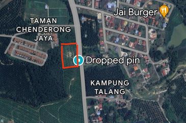 4 acres of agriculture land off Jalan Tualang, Batu Tiga, excellent location for petrol station, fast food chain or other commercial activities etc