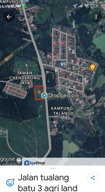 4 acres of agriculture land off Jalan Tualang, Batu Tiga, excellent location for petrol station, fast food chain or other commercial activities etc, Perak, Batu Gajah