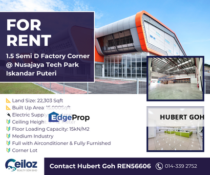 Semi Detached Factory @ Nusajaya Tech Park, Johor, Nusajaya