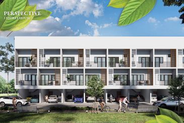 Kuching - 3 Storey Link House at Kota Padawan