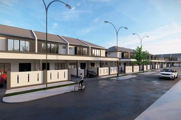 Sibu - Double Storey Terrace at Jalan Teku