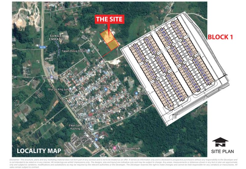 Kuching Single Storey Terrace at Siburan