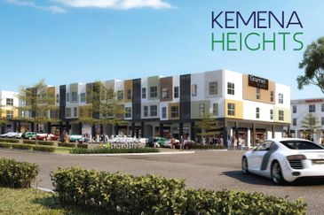 Bintulu - 3 Storey Shophouse at Kemena Heights