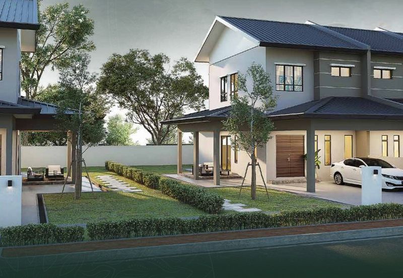 Kuching - Double Storey Terrace at Jalan Menggris