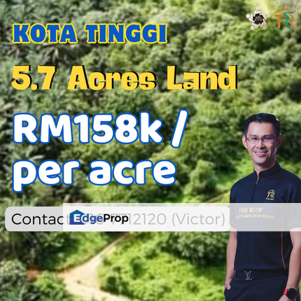 Kota Tinggi 5.7 Acres Land, Johor, Kota Tinggi