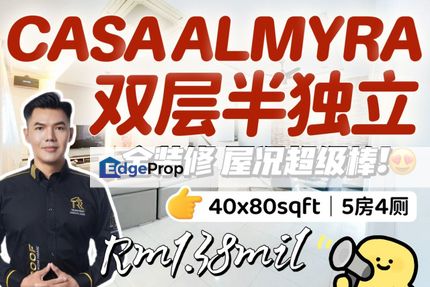 Casa Almyra @ Perling 双层半独立式，真的可以说是一步到位的“拎包入住”选择！全装修 屋况超级棒😍❤️‍🔥, Johor, Johor Bahru