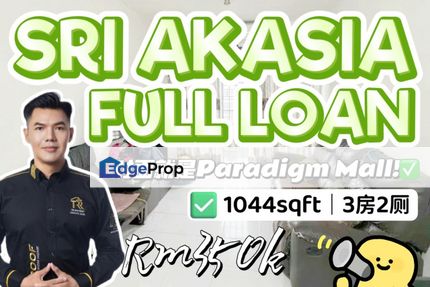 Sri Akasia @ Tampoi 公寓超值出售，屋况美美还能FULL LOAN，第一次买屋子的还可以CASH OUT😍, Johor, Tampoi