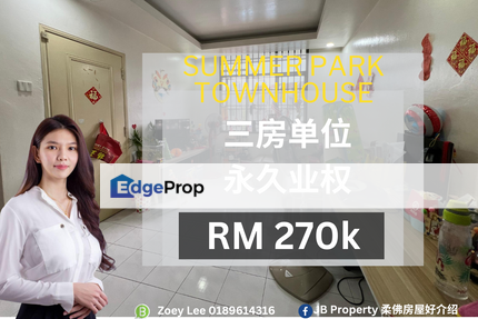 Summer Park Townhouse @ Bandar Seri Alam, Johor, Masai