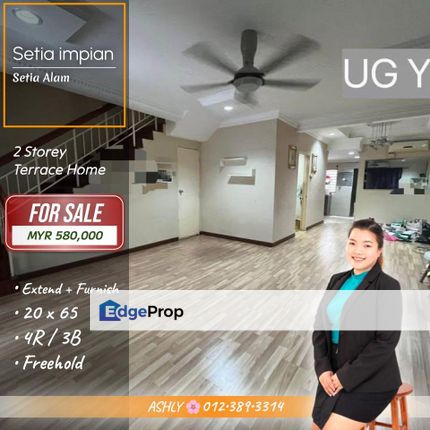 Extend + Reno 🌸 2 Storey Terraced House for SALE | Setia Impian, Setia Alam  , Selangor, Setia Alam/Alam Nusantara