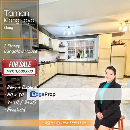 Reno + Extend 🌸 Double Storey Bungalow House for SALE | Taman Klang Jaya, Klang  , Selangor, Klang