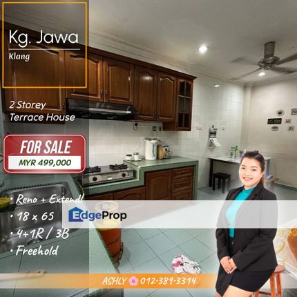 100% FULL Loan LOW Deposit 🌸 2 Storey Terraced House for SALE | Kampung Jawa, Klang  , Selangor, Klang