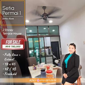 FULLY Reno 🌸 2 Storey Terraced House for SALE | Setia Permai 1, Setia ...