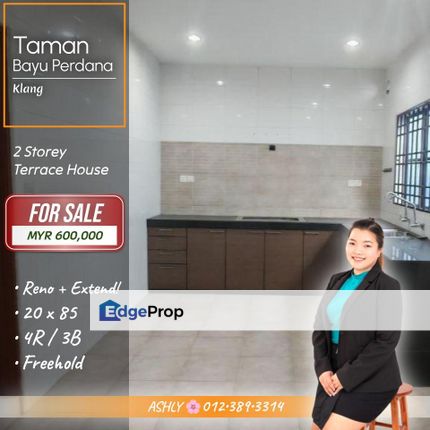 Reno + Extend 🌸 2 Storey Terraced House for SALE | Taman Bayu Perdana, Klang  , Selangor, Klang