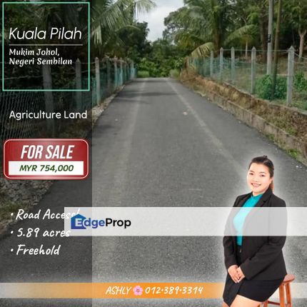 With Road ACCESS 🌿 Agricultural Land For Sale | Mukim Johol, Kuala Pilah, Negeri Sembilan  , Negeri Sembilan, Seremban