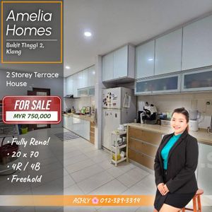 FULLY Reno 🌸 2 Storey Terraced House for SALE | Amelia Homes, Bukit ...