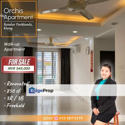 Reno + Furnish 🌸 Apartment for SALE | Orchis Apartment, Bandar Parklands, Klang , Selangor, Klang