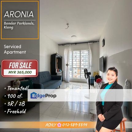 RENOVATED 🌸 Apartment House for SALE | Aronia Apartment, Parkland, Klang, Selangor  , Selangor, Klang