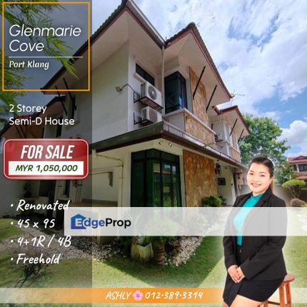 RENOVATED 🌸 2 Storey Semi-D for SALE | Glenmarie Cove, Port Klang, Selangor  , Selangor, Port Klang