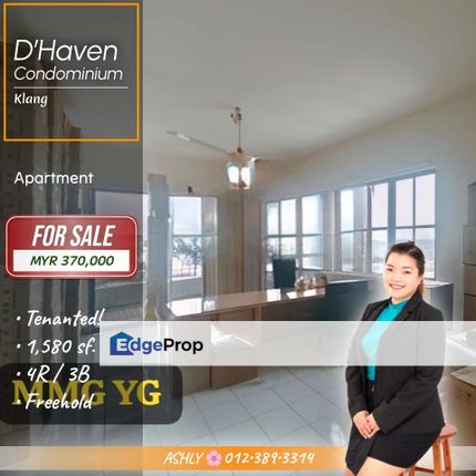 Partial FURNISH 🌸 Condominium for SALE | D'Haven, Telok Gadong, Klang, Selangor  , Selangor, Port Klang