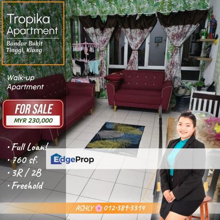 FULL Loan GREAT Deal 🌟 Tropika Apartment for SALE | Bandar Bukit Tinggi, Klang, Selangor, Port Klang