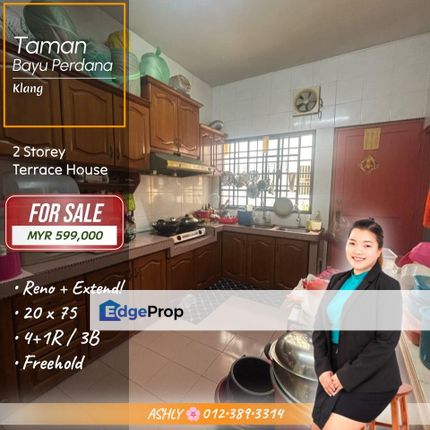 Reno + Extend 🌟 2 Storey Terrace House for SALE | Taman Bayu Perdana, Klang, Selangor, Klang