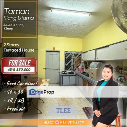 GOOD Condition 🌸 2 Storey Terraced House for SALE | Taman Klang Utama, Jalan Kapar, Klang , Selangor, Klang