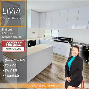 BEST Value 🌟 Endlot Double Storey House for SALE | Livia, Bandar ...