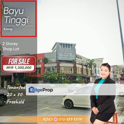 PRIME Location ⛳ 2 Storey Shoplot for SALE | Bayu Tinggi, Klang, Selangor, Klang