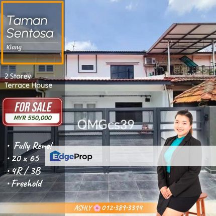 Fully Renovated 💯 2 Storey Terrace House for SALE | Taman Sentosa, Klang, Selangor, Klang