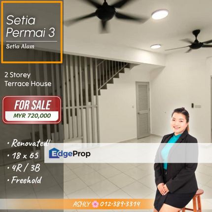BEST Value 🌿 2 Storey Terrace House for SALE | Setia Permai 3, Setia Taipan, Setia Alam, Selangor, Shah Alam