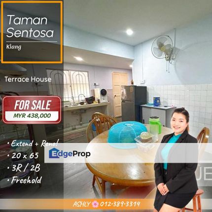 SUPER Value 🌸 Single Storey Terrace House for SALE | Taman Sentosa, Klang, Selangor, Klang