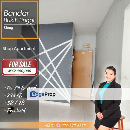 OPEN For All Buyers 🌟 Shop Apartment for SALE | Batu Nilam 1B, Bukit Tinggi 1, Klang, Selangor, Klang