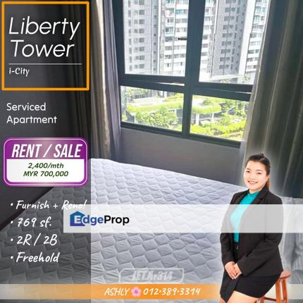 BEST Value 🌟 Fully Renovated Serviced Apartment for SALE/RENT | Liberty Tower, i-City, Shah Alam, Selangor, Shah Alam