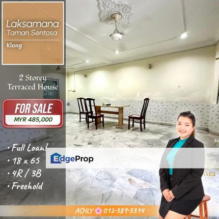 MOVE-IN Ready ✨ Renovated 2 Storey Terrace House for SALE | Taman Sentosa, Jalan Laksamana, Klang, Selangor, Klang