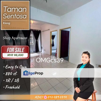 EASY To Own 🌟 Shop Apartment House for SALE | Taman Sentosa, Klang, Selangor, Klang