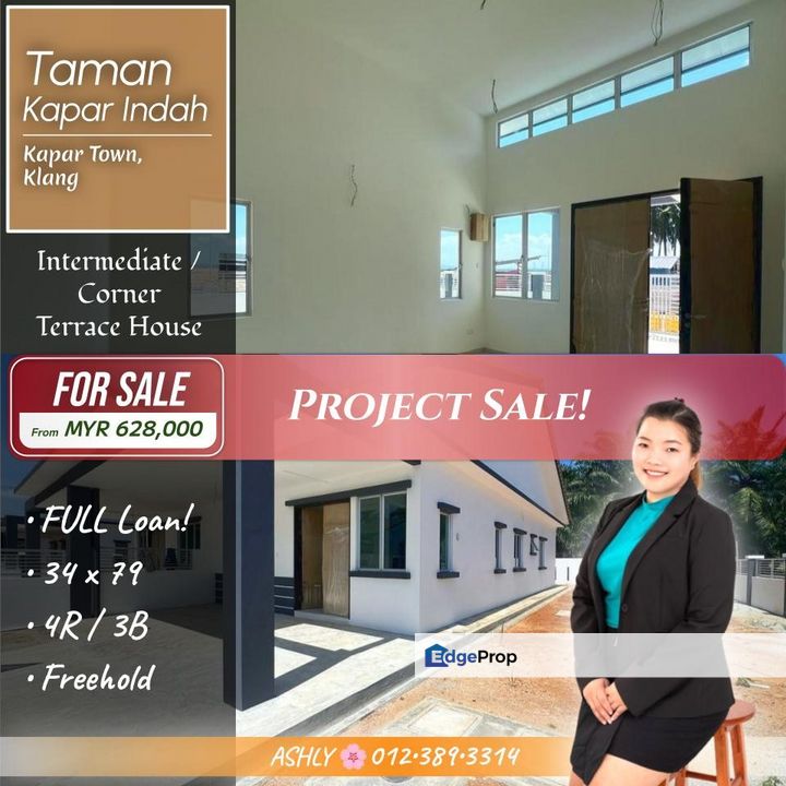 10% Discout + FREE Legal Fees + FREE M.O.T  🏡 Single Storey Semi D House for SALE | Kapar Town, Klang  , Selangor, Kapar 