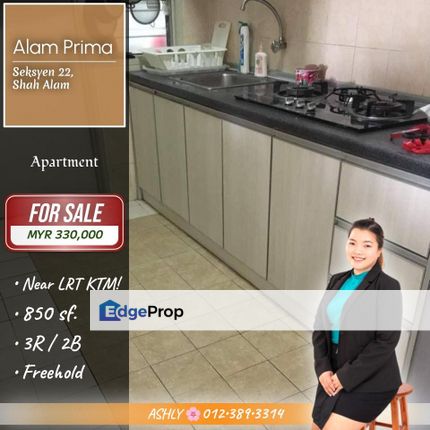 BEST Buy 🌿 Alam Prima Freehold Apartment for SALE | Seksyen 22, Shah Alam, Selangor, Shah Alam