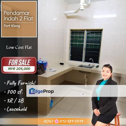 BELOW Market 🌟 Low Cost Flat for SALE | Taman Pendamar Indah 2 Flat, Port Klang, Selangor, Port Klang